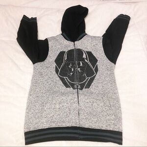 Star Wars thick zippered and fleece lined hoodie.